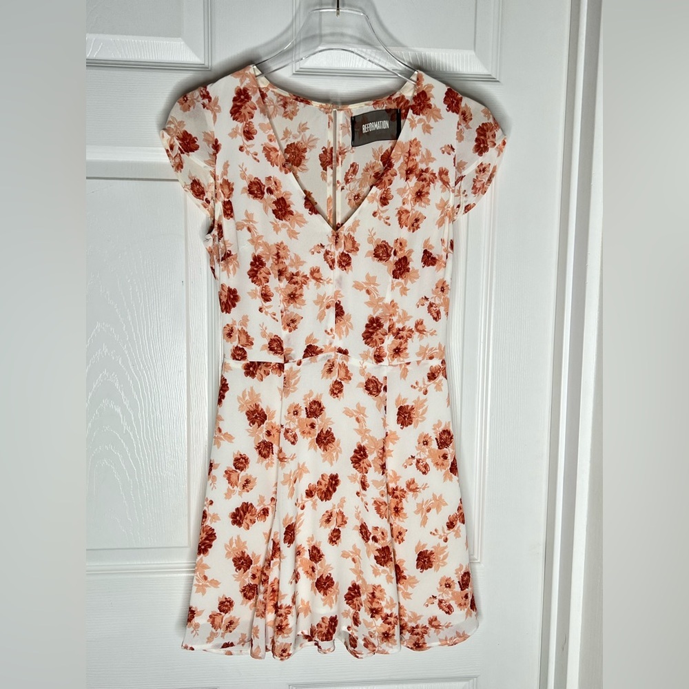 Reformation Açaí Floral Mini Dress Sz 2